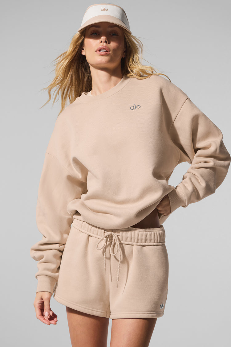 Alo Yoga Accolade Crew Neck Nude