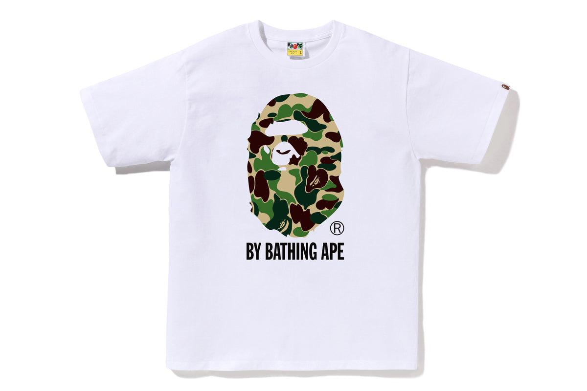 A Bathing Ape Camo Big Ape Head Tee Blanc/Vert