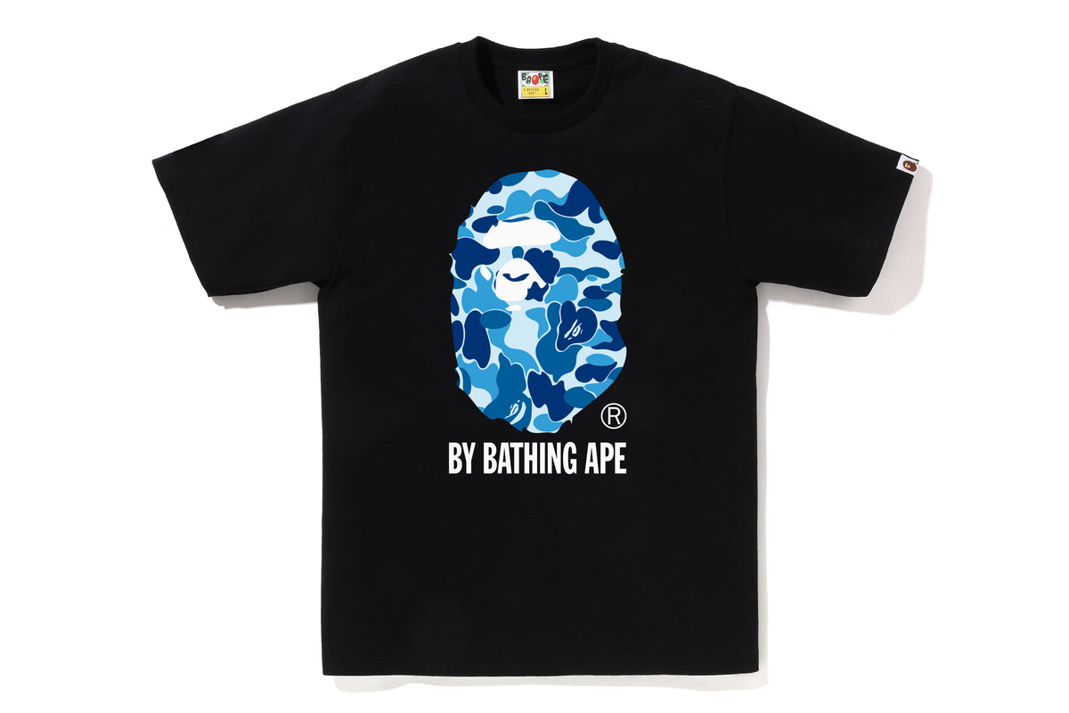 A Bathing Ape Camo Big Ape Head Tee Noir/Bleu