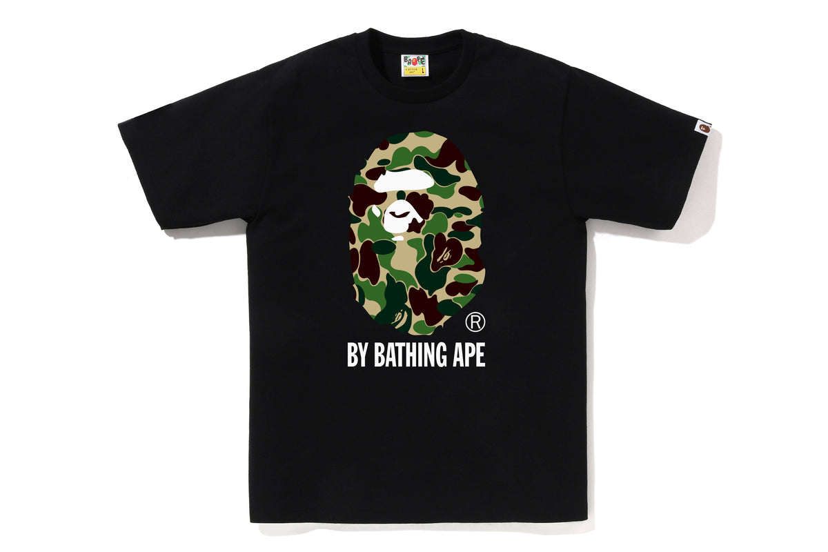 A Bathing Ape Camo Big Ape Head Tee Noir/Vert