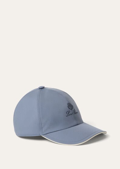 Loro Piana Casquette Baseball Bleu Gris