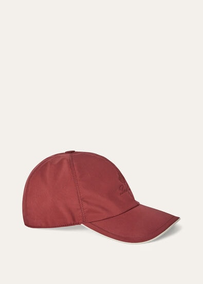 Loro Piana Casquette Baseball Bordeaux