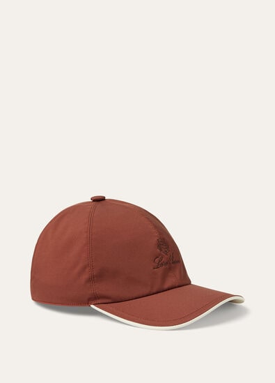 Loro Piana Casquette Baseball Brique