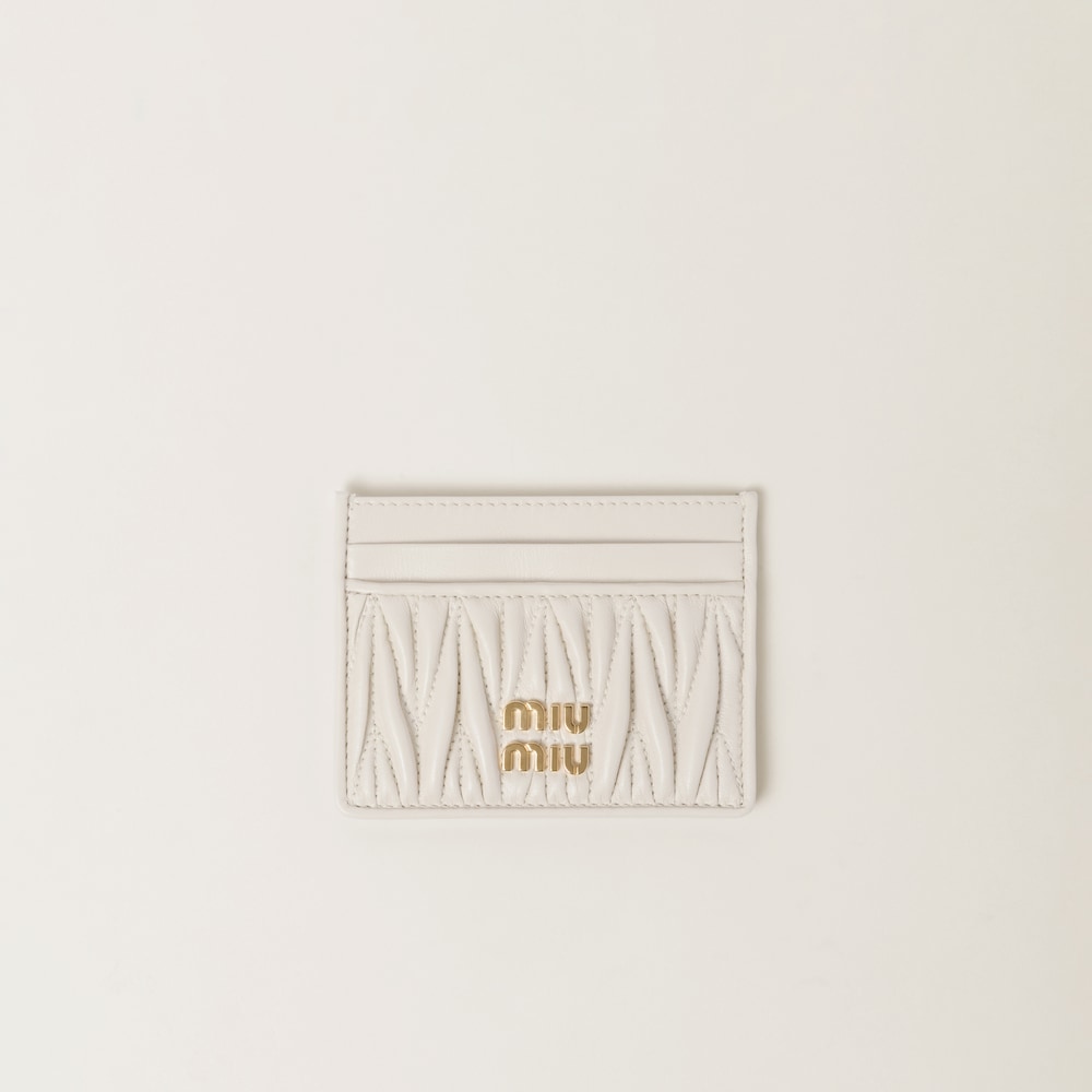 Miu Miu Porte-Cartes Blanc