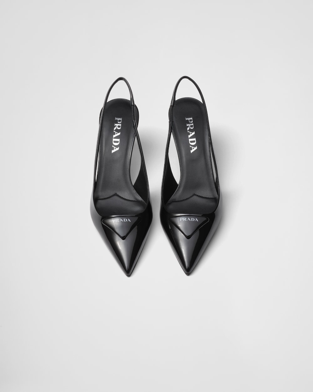 Prada Escarpins Slingback Noir